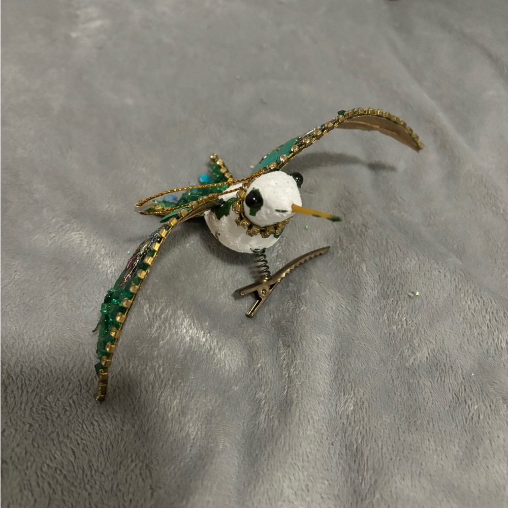 Lot of turquoise Christmas ornaments - Picture 11 of 12